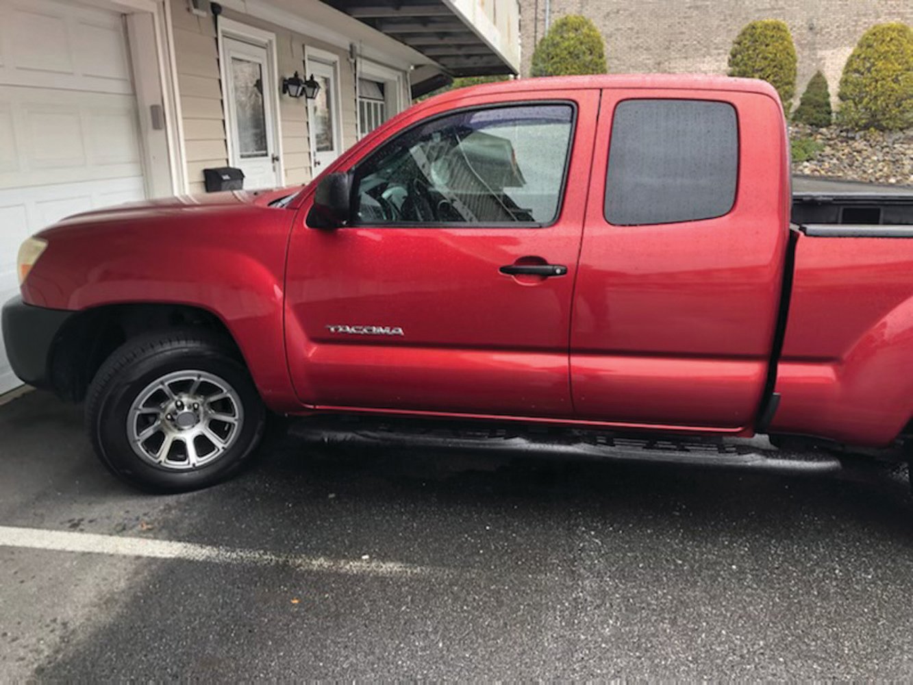 SEEN THIS TRUCK? Warwick Police are also looking for Charlotte Lester’s vehicle, a 2006 Red Toyota Tacoma pickup truck, with a black front bumper and aftermarket rims, possibly bearing RI registration 1IL194. (Photo courtesy Warwick Police)